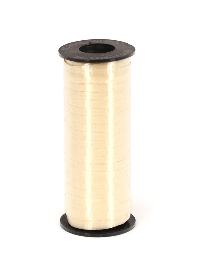 شريط تجعيد الشعر بيرويك سبليندوريت المجعد، عرضه 3/16 بوصة، طوله 500 ياردة، لون فانيليا